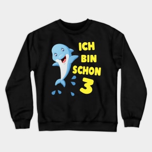 Delfin Kinder Geburtstag Crewneck Sweatshirt